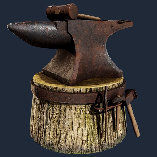 Medieval Blacksmith Anvil – Free Medieval 3D Model