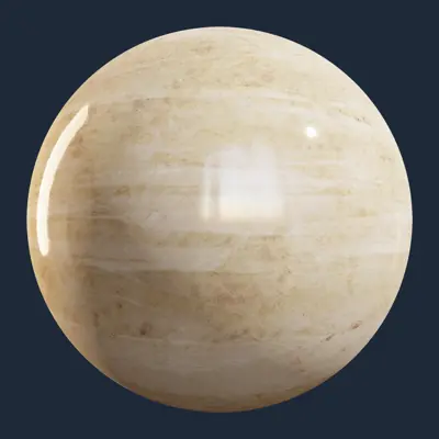 Luxury Beige Marble PBR Texture