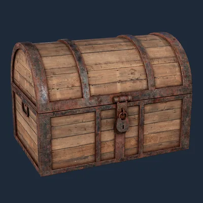 Wooden Treasure Chest