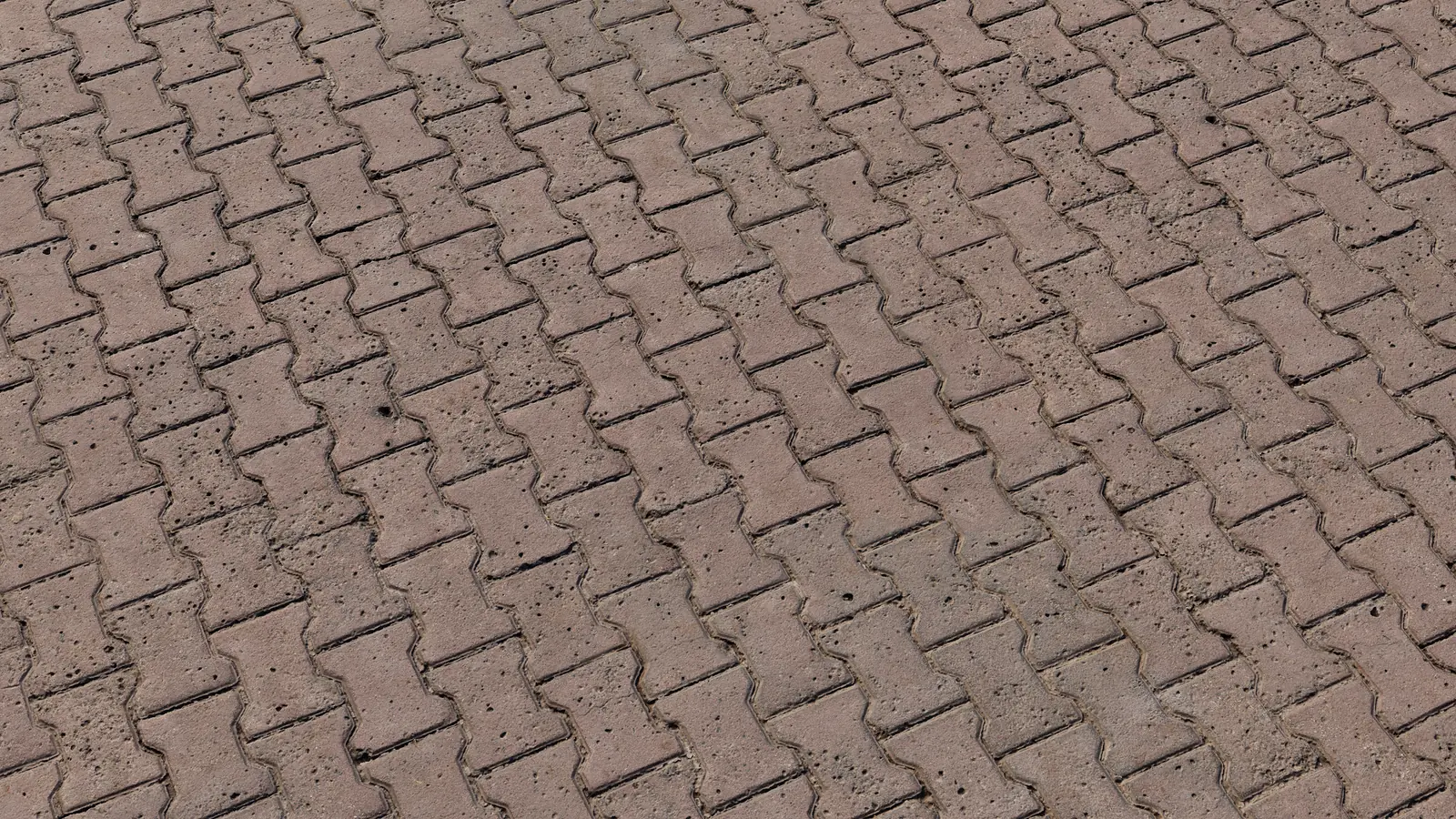 Interlocking Concrete Pavers PBR texture screenshot 1