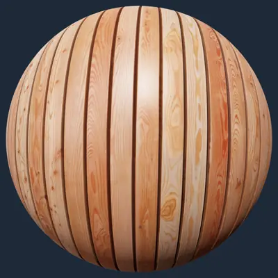 Wood Decking Planks PBR Texture
