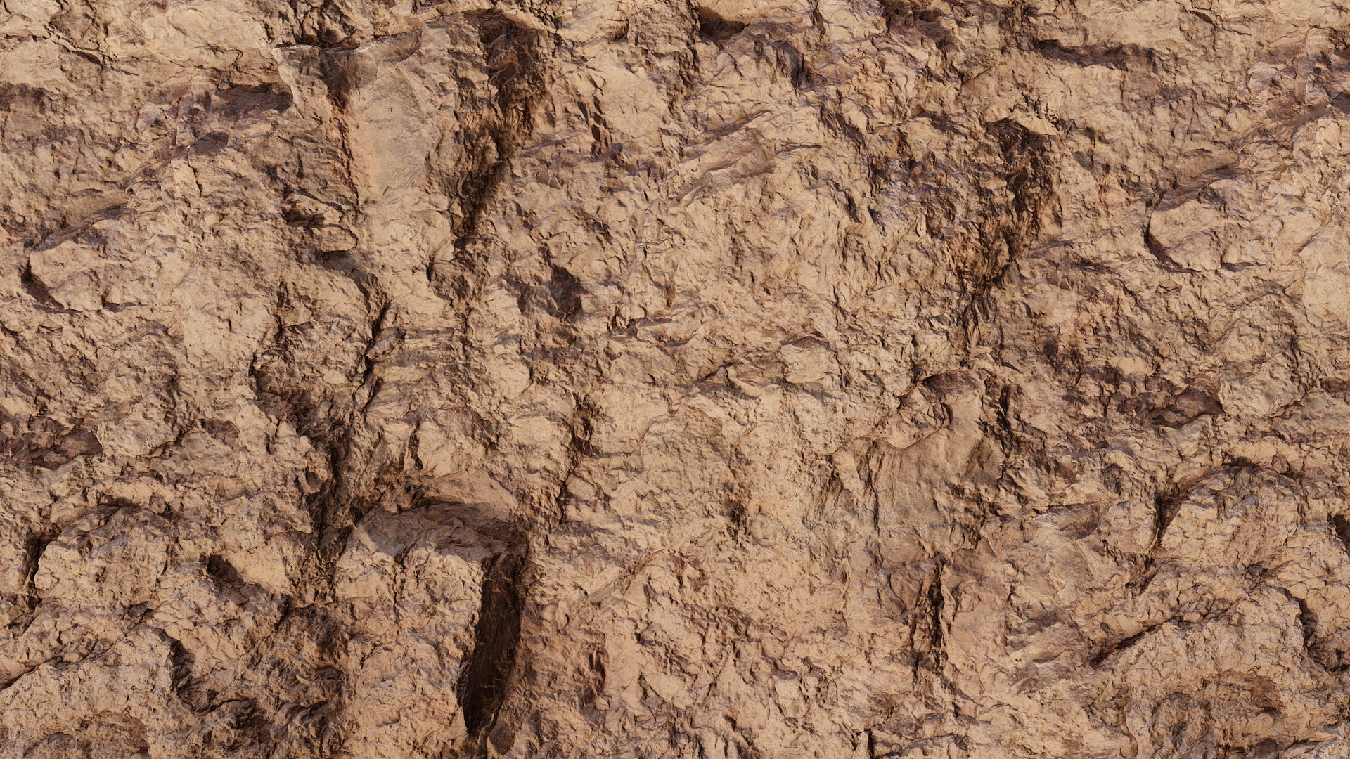 Roca del acantilado de montaña PBR texture screenshot 1