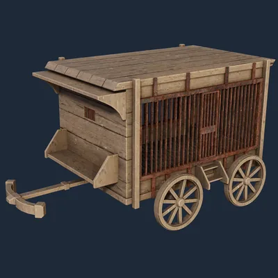 Medieval Prison Wagon