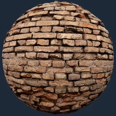 Old Weathered Brick Wall