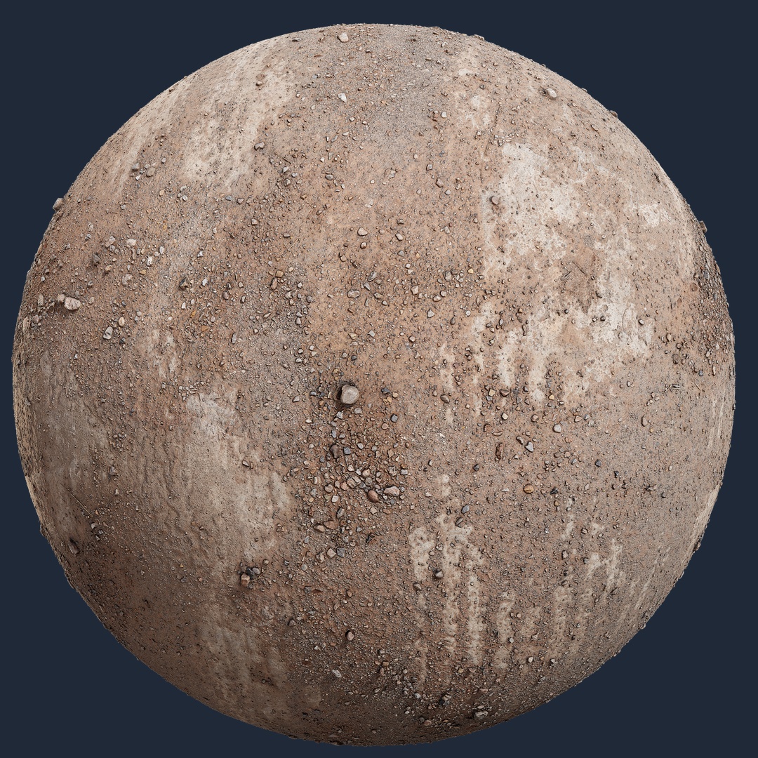 Muddy Ground with Pebbles – Free Ground PBR Texture