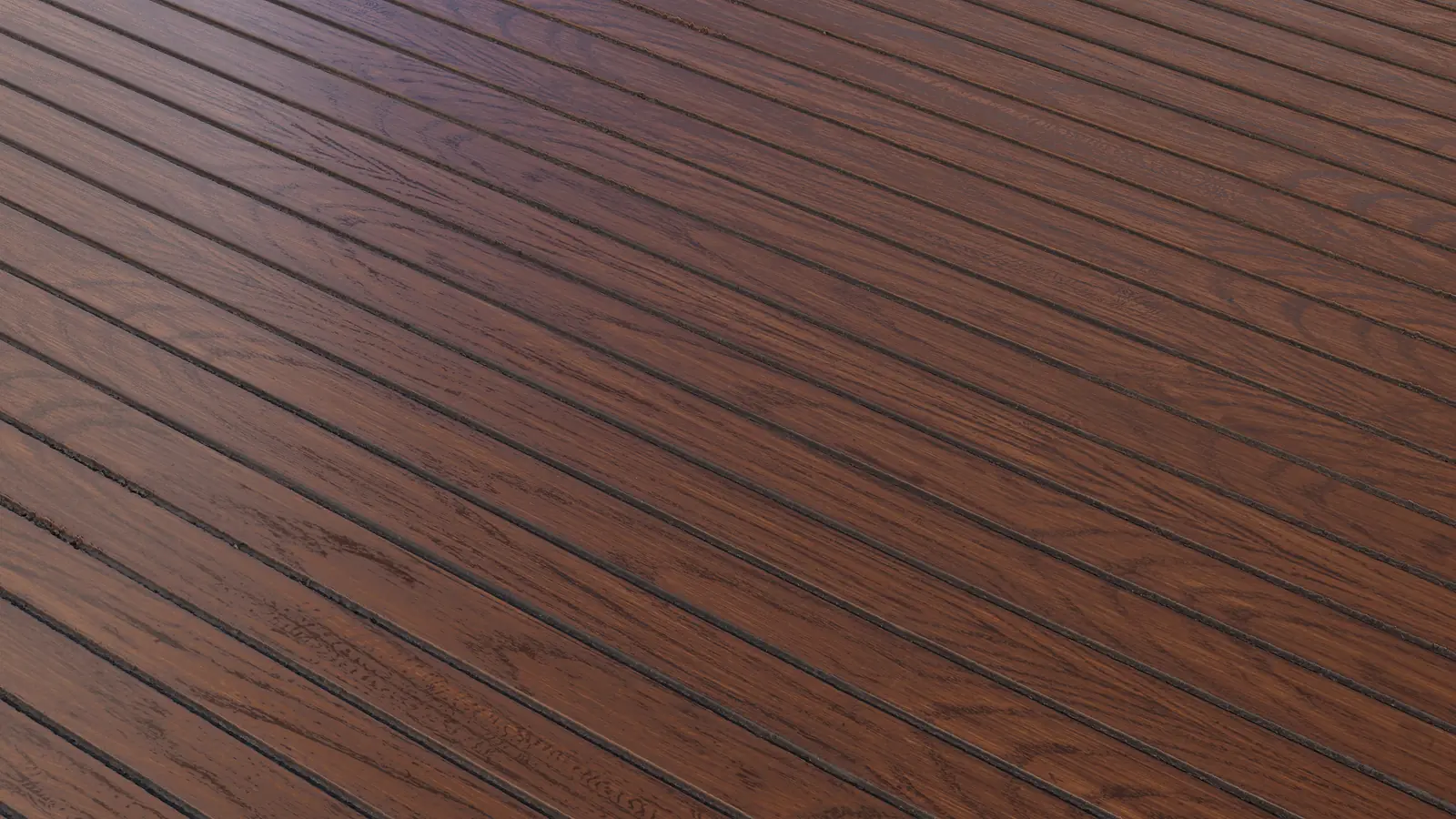 Dark Wood Planks PBR texture screenshot 1