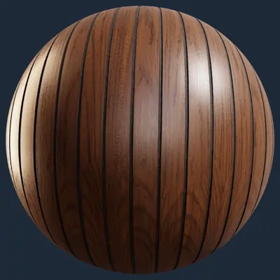 Dark Wood Planks PBR Texture