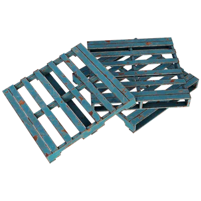 Painted Wooden Pallet 3D Model