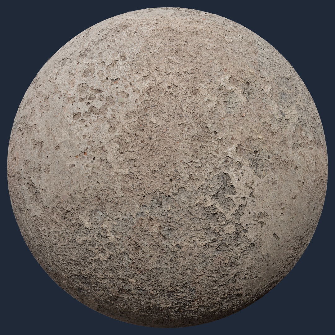 Mur en béton érodé