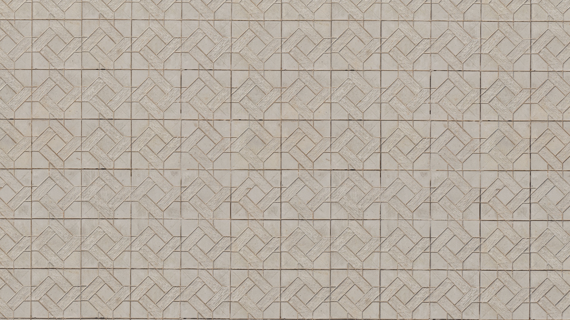 Azulejo de pedra com padrão geométrico PBR texture screenshot 1