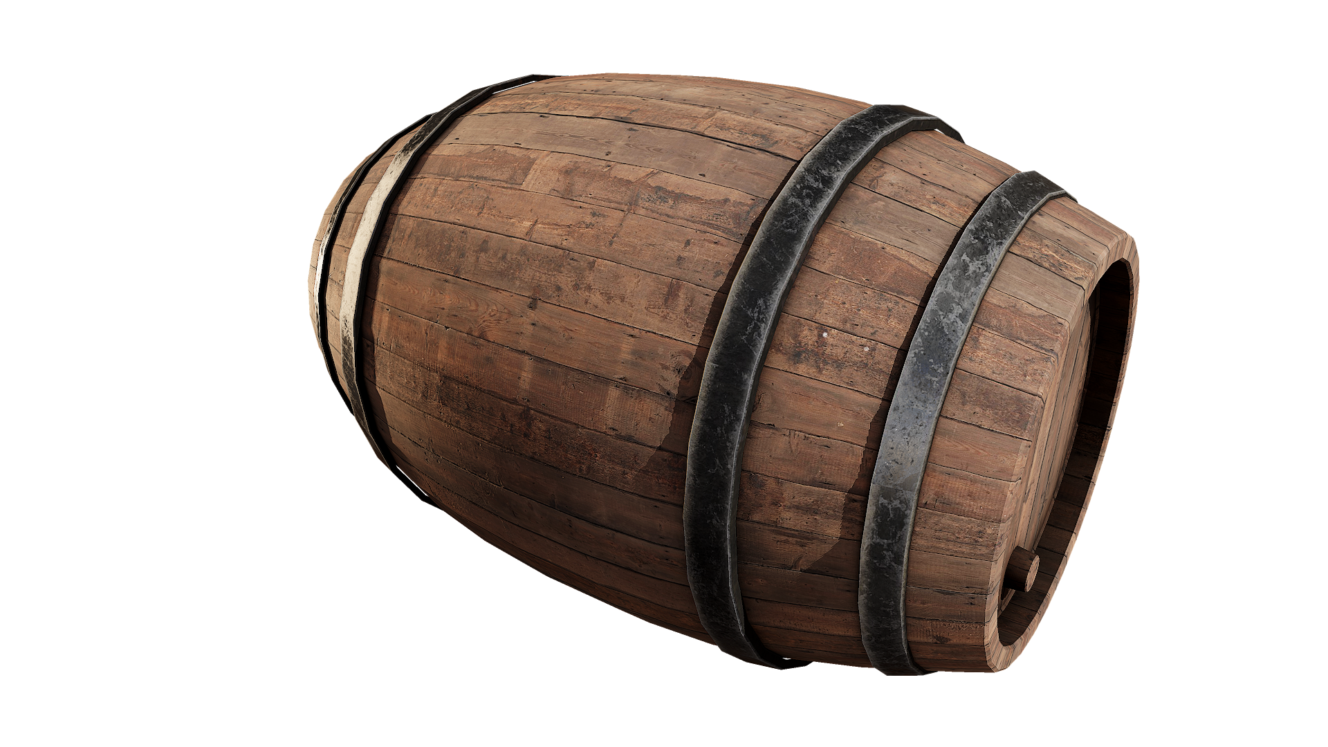 Wooden Barrel – wooden barrel, wooden texture Medieval material preview