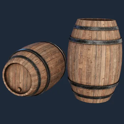 Old Wooden Barrel