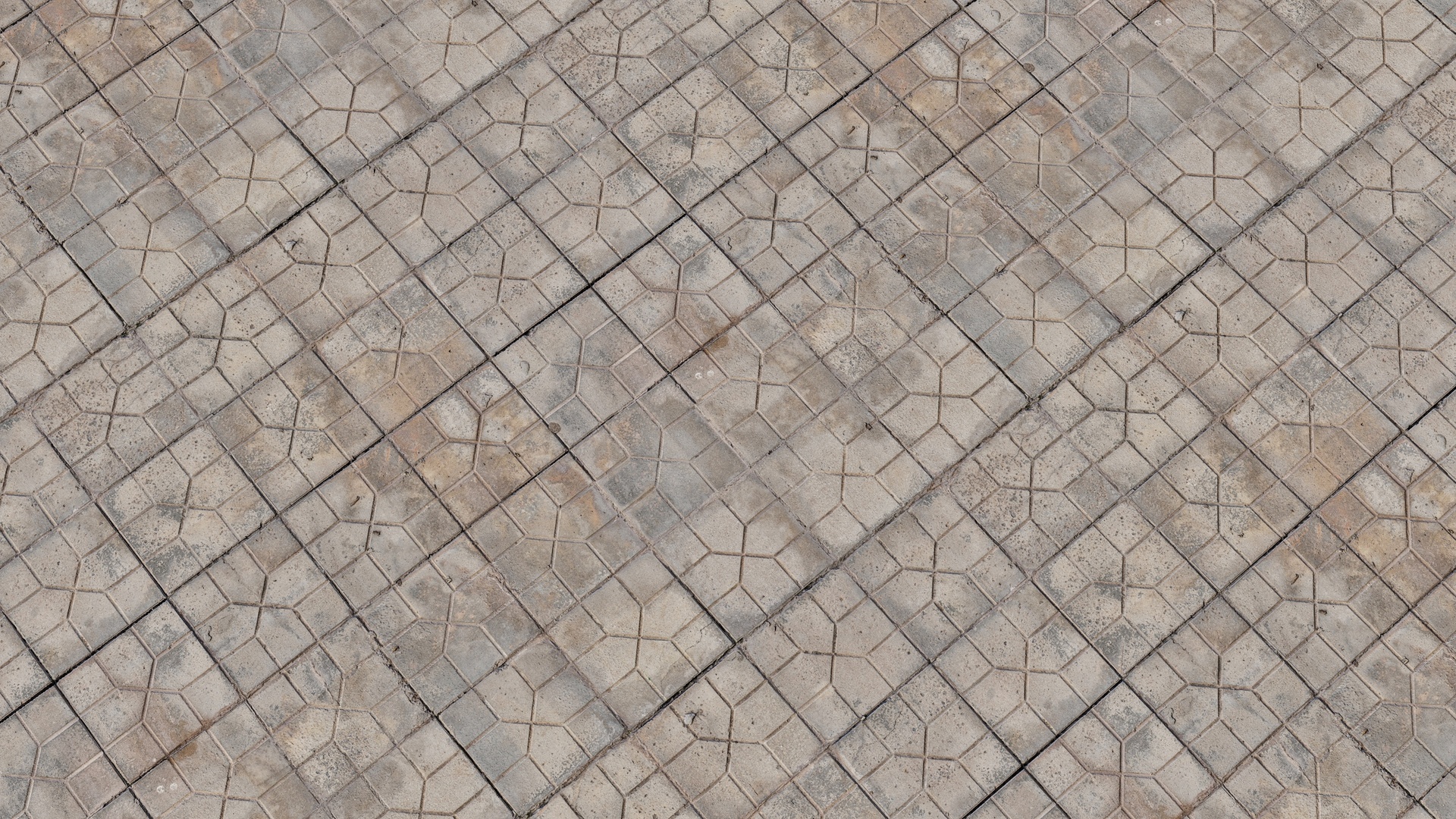 Geometric Paving Stones – geometric paving stones, geometric texture Floor material preview