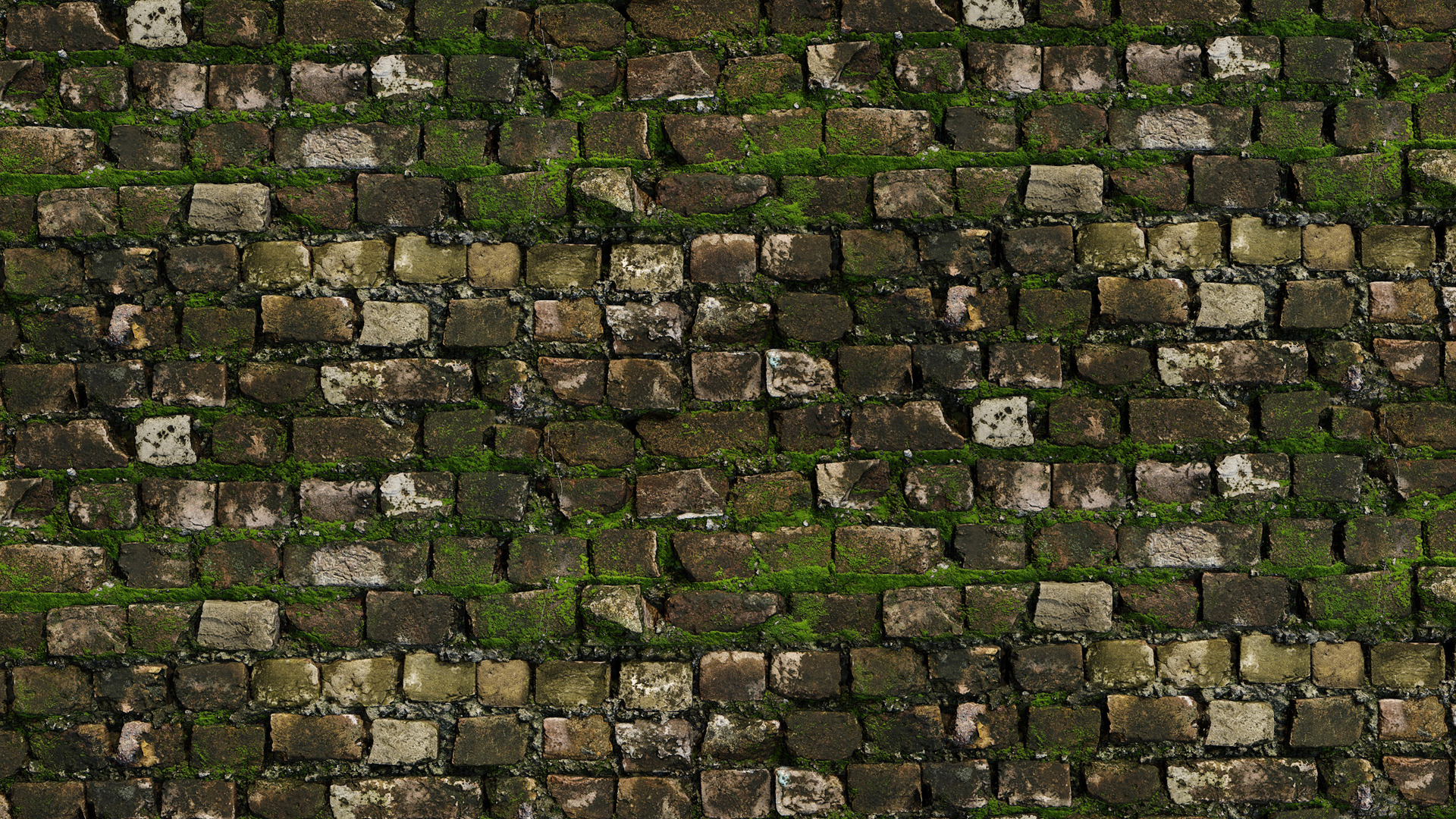 Moss Covered Brick Wall – moss covered brick wall, moss texture preview
