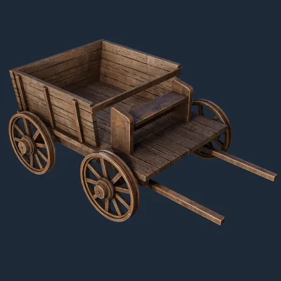 Wooden Wagon Cart