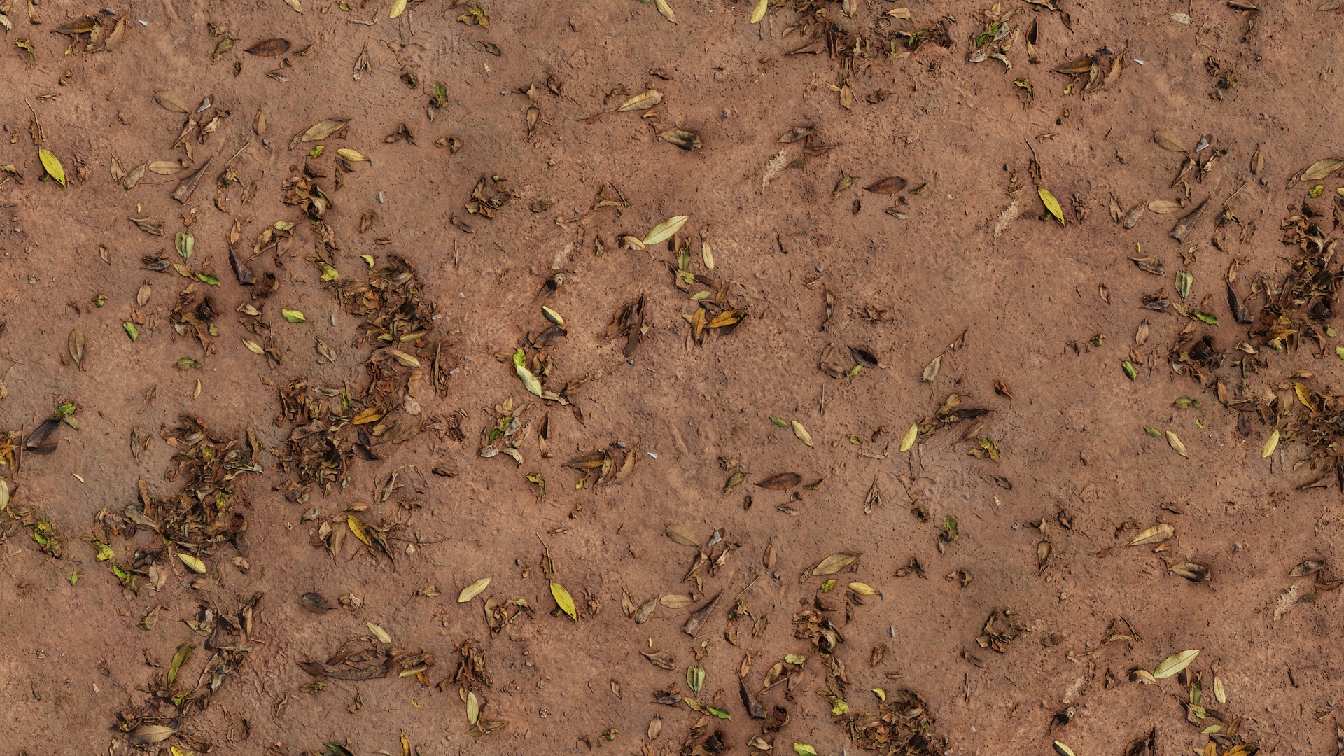 Листья Лесной Земли PBR texture screenshot 1