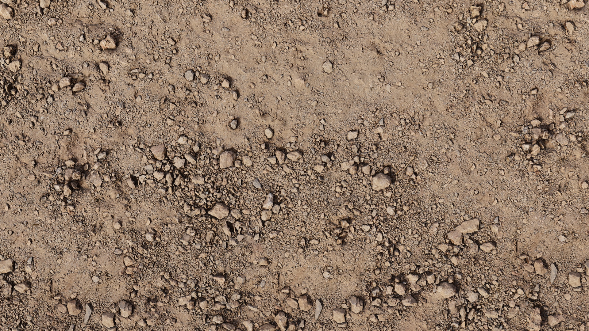 碎石泥地 PBR texture screenshot 1