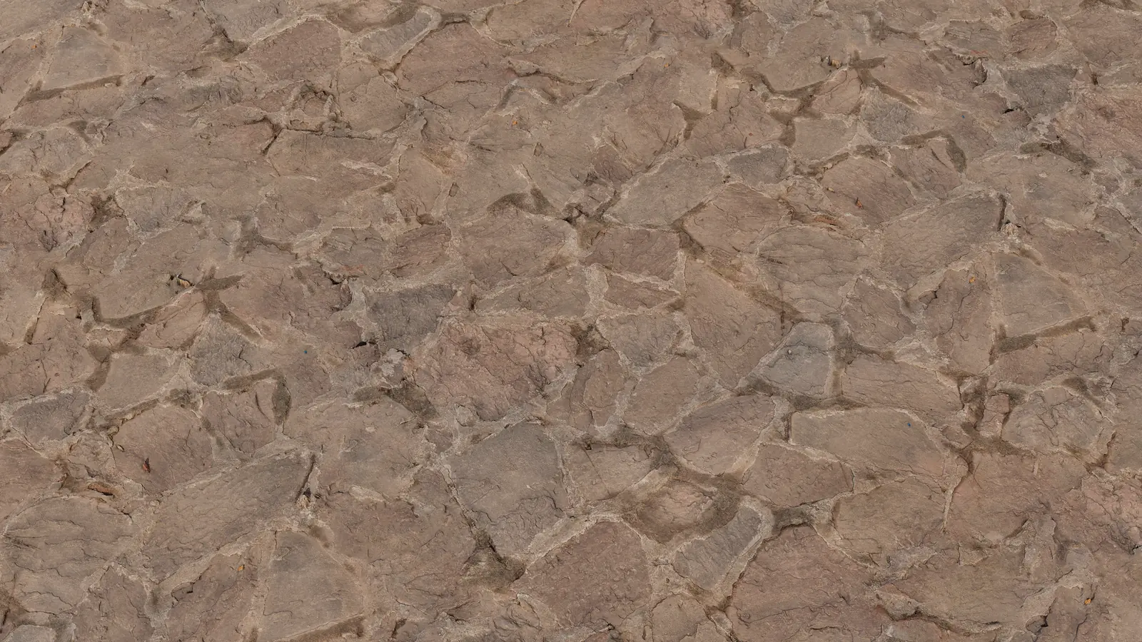 Irregular Stone Pavement PBR texture screenshot 1