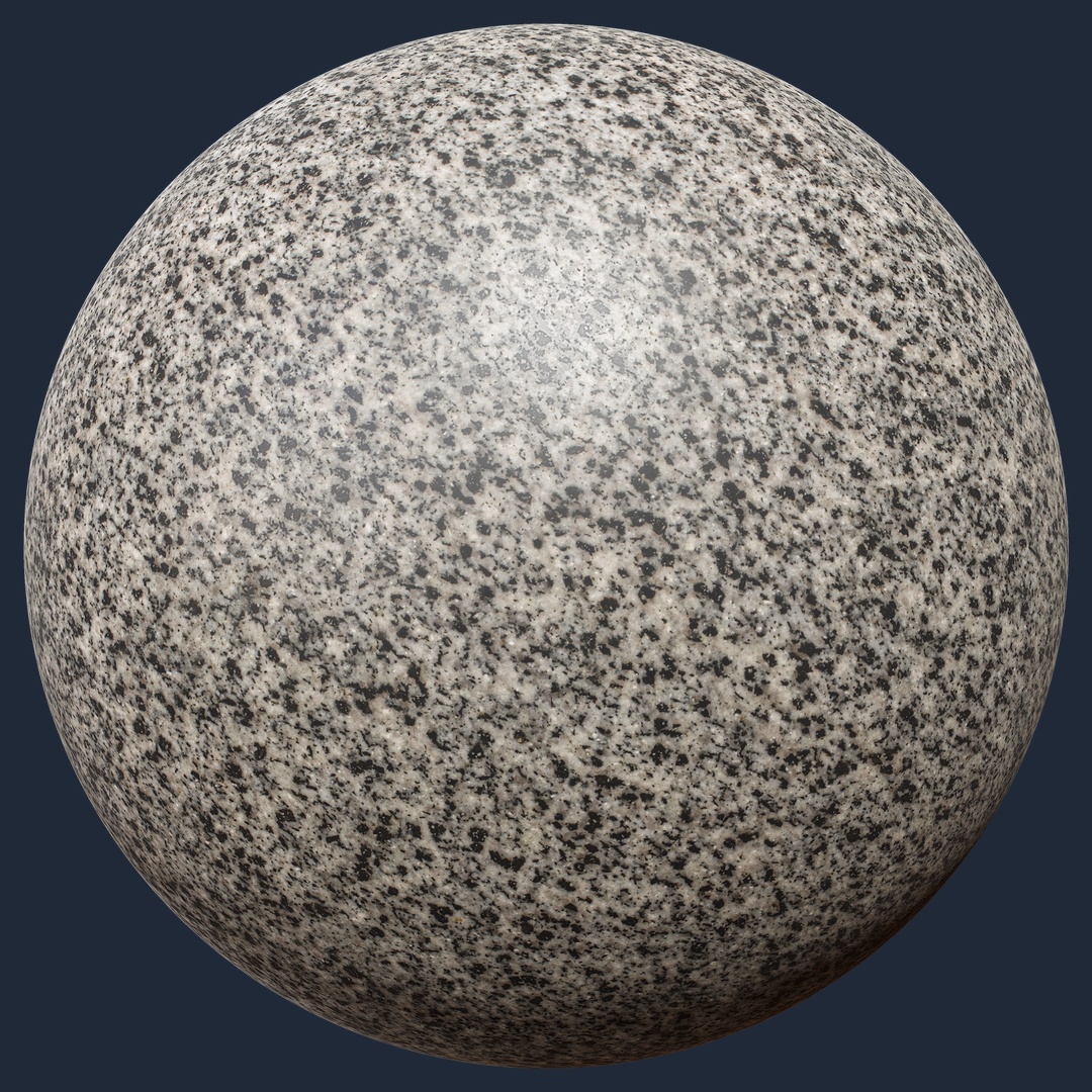 Floor PBR Texture – Gray Granite Stone | Free CC0 PBR