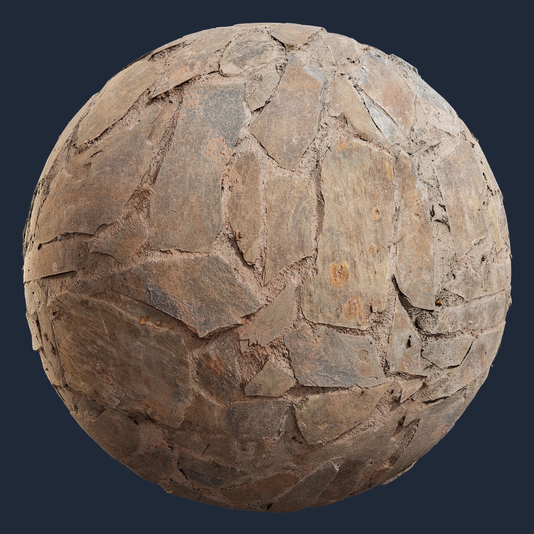 Stone Wall PBR Texture – Old Stone Wall | Free CC0 PBR