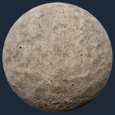 Aged Rough Concrete Wall Texture PBR Texture