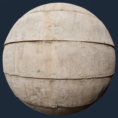 Weathered Concrete Slab Surface PBR Texture