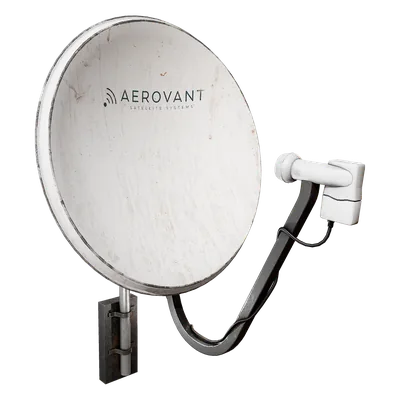 Weathered Satellite Dish 3D Model