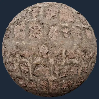 Stone Wall PBR Texture – Weathered Stone Wall | Free CC0 PBR