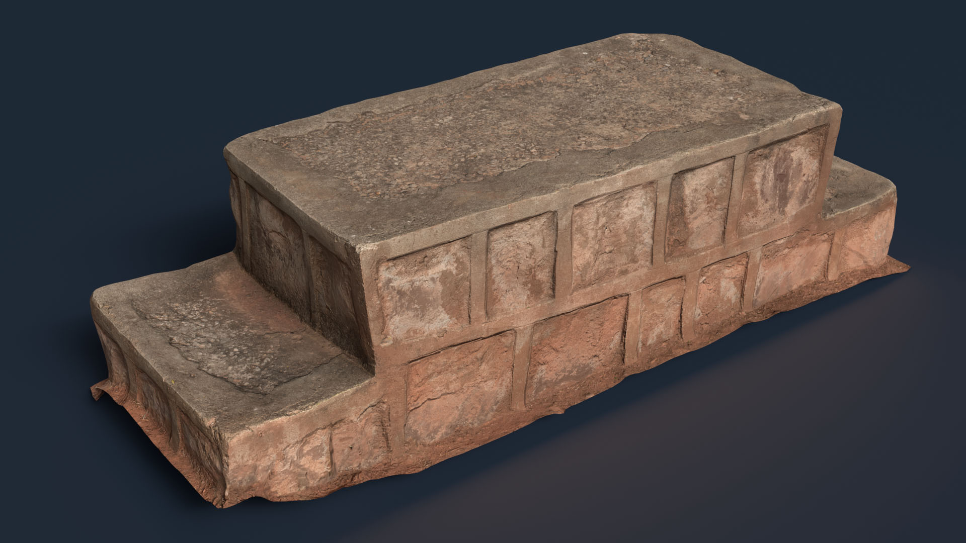 Stone Step Block – stone step block, stone texture Props material preview