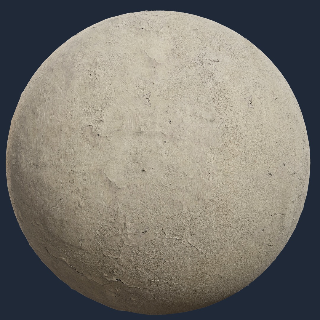 Plain Beige Plaster Wall