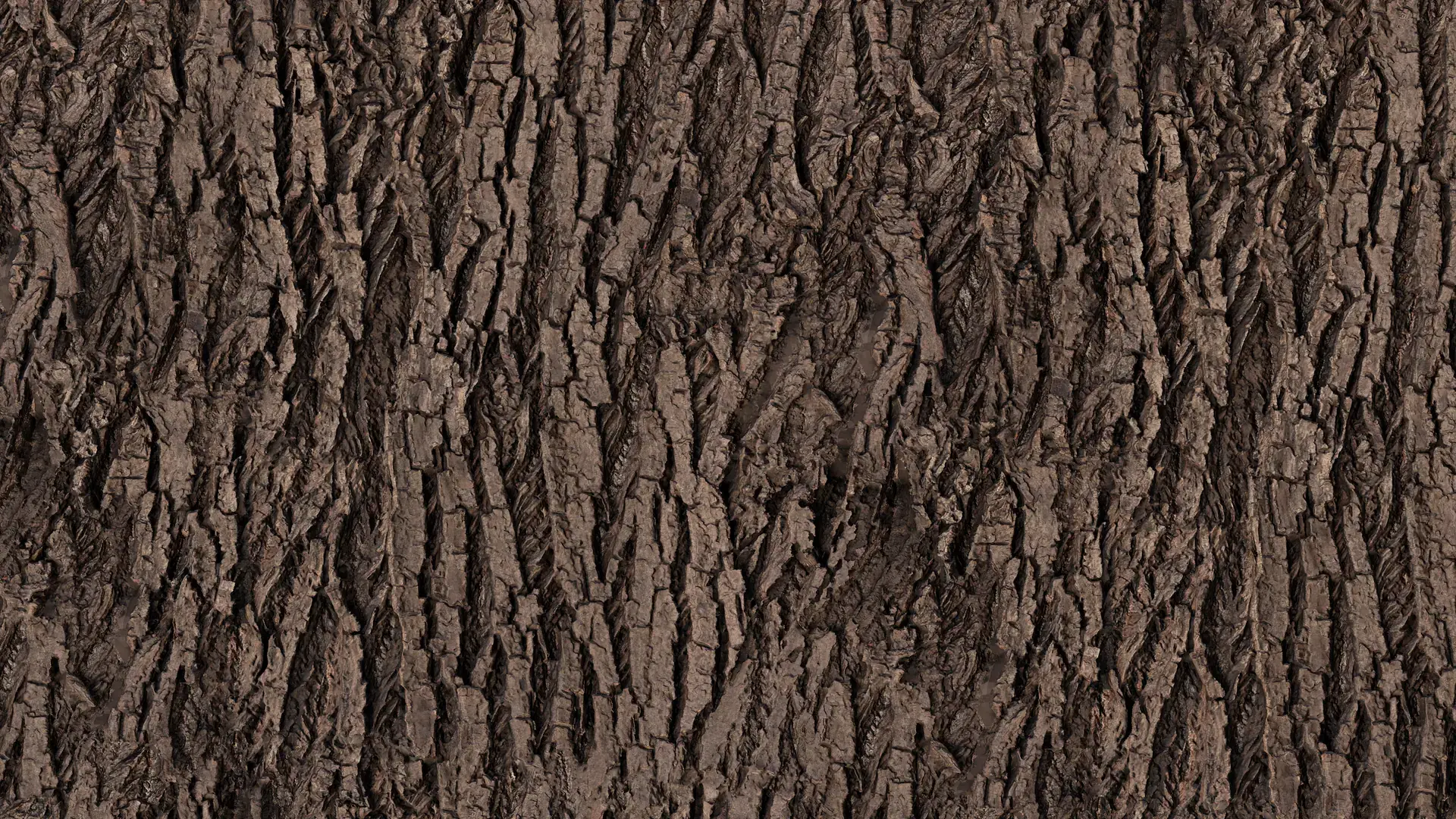 Rugged Tree Bark PBR texture screenshot 1