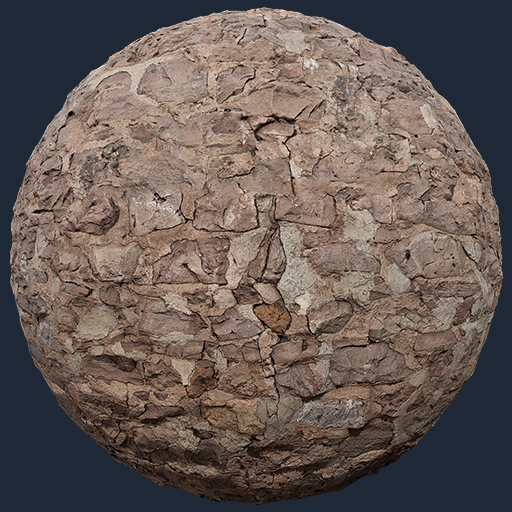 Stone Wall PBR Texture – Weathered Stone Wall Texture | Free CC0 PBR