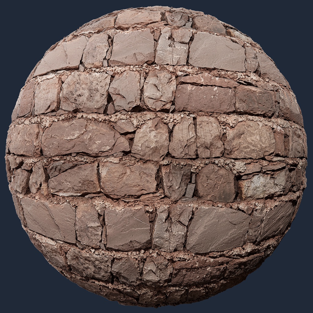 Stone Wall  – Free Stone Wall PBR Texture