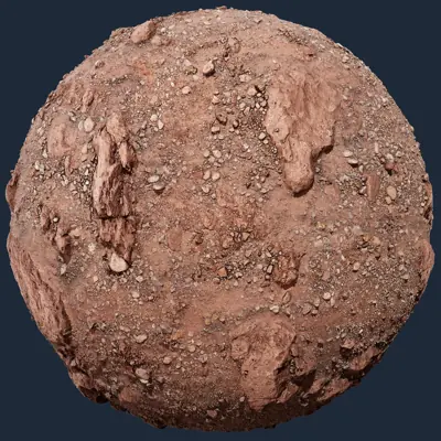 Ground PBR Texture – Rocky Desert Ground  | Free CC0 PBR