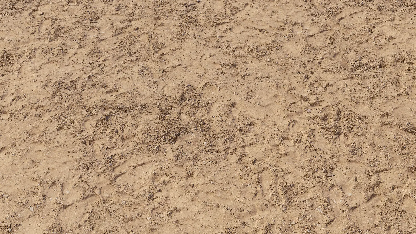 Ground PBR Texture – Footprint Sandy Terrain | Free CC0 PBR