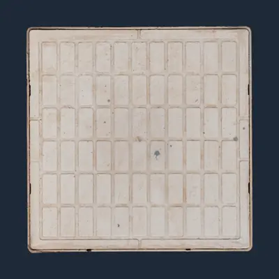 Plastic Manhole Cover – plastic manhole cover, plastic texture Decal material preview