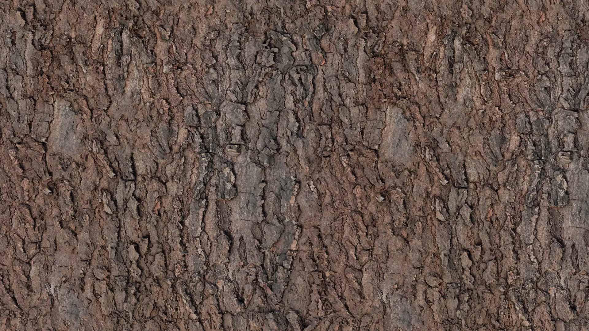 Corteza de árbol natural PBR texture screenshot 1